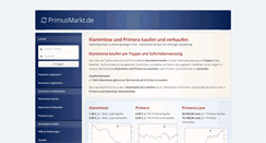 Desktop Screenshot of primusmarkt.de